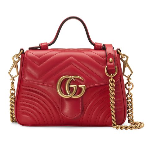 gucci marmont bag small red|gg marmont small tote bag.